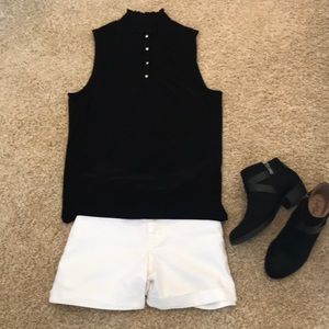 Black Sleeveless Blouse by DKNY